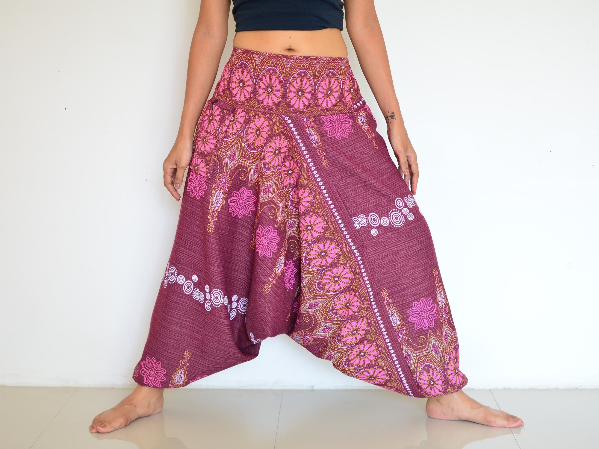 Buy College high Cut Harem Pants Online at Best Price