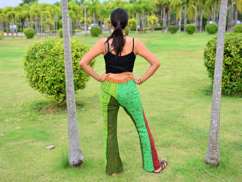 Hippie Pants Wide Leg Goa Harem Pants Men Women Patchwork