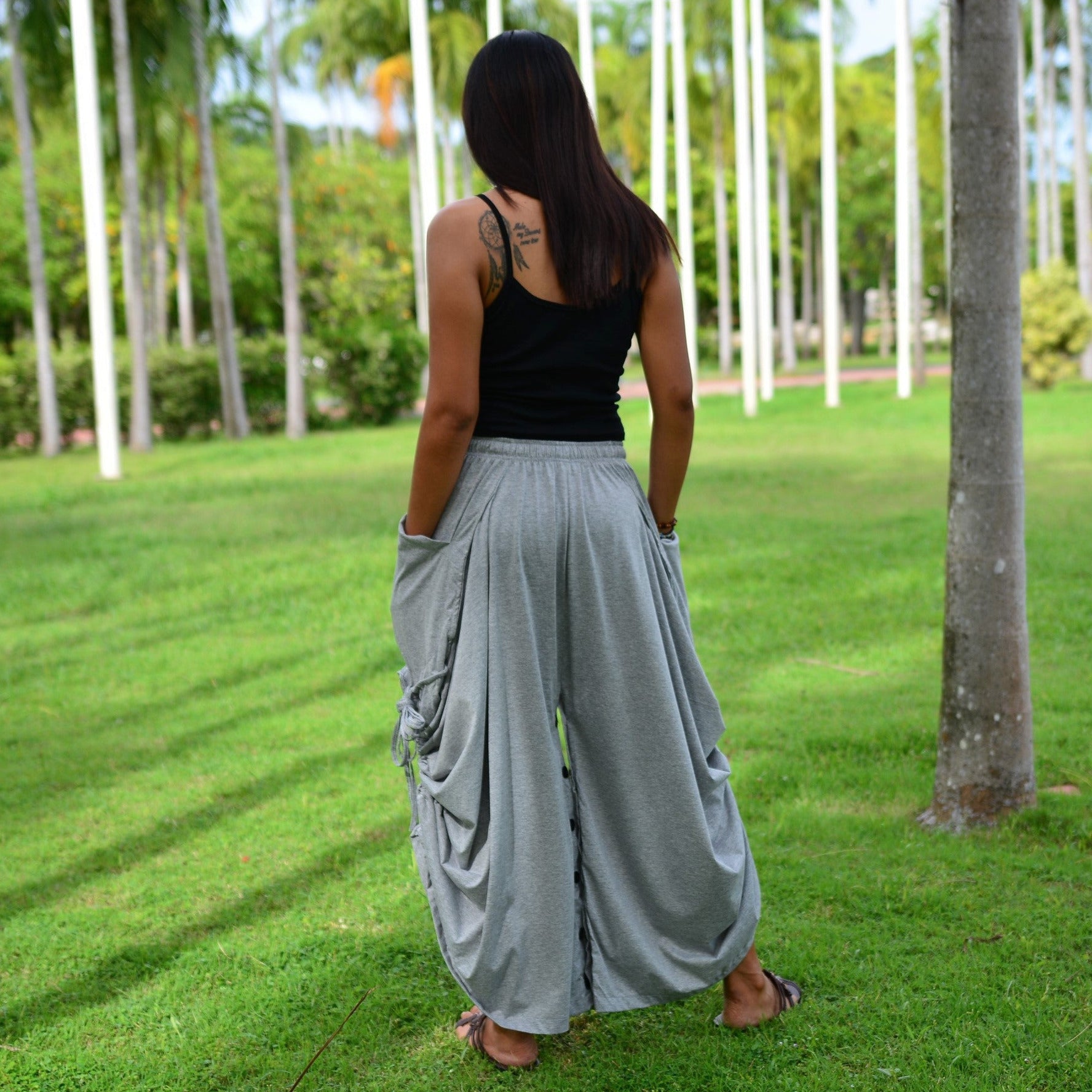 How To Turn a Pair Of Pants Into An Elegant Maxi Skirt with A Sexy SideSlit  | @Colleen G Lea - FSBTV - YouTube