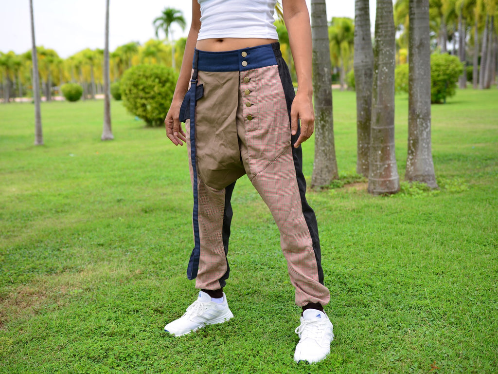 Drop Crotch Harem Pants Low Crotch Trousers Men Women Handmade and Unique